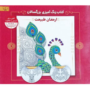 کتاب رنگ آمیزی بزرگسالان ارمغان طبیعت